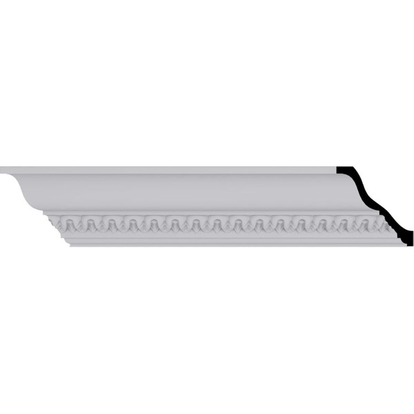 Ekena Millwork 3"H x 2 7/8"P x 4 1/8"F x 94 1/2"L Lanarkshire Crown Moulding - MLD03X02X04LA