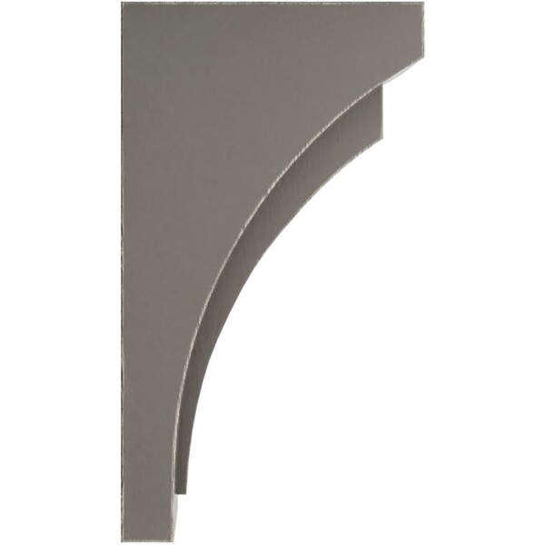 Ekena Millwork 5"W x 6 3/4"D x 12"H Large Felix Wood Vintage Decor Corbel, Reclaimed Grey - CORWD05X06X12FEGY