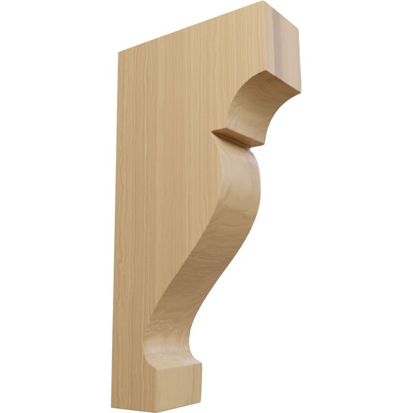 Ekena Millwork 1 3/4"W x 4 1/2"D x 9"H Large Dearborn Wood Corbel, Cherry - CORW02X09X05DRCH