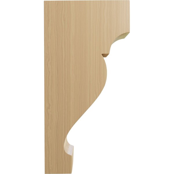 Ekena Millwork 1 3/4"W x 4 1/2"D x 9"H Large Dearborn Wood Corbel, Cherry - CORW02X09X05DRCH