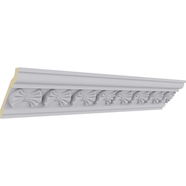 Ekena Millwork 3 1/8"H x 3 1/8"P x 4 1/2"F x 94 1/2"L Butterfly Crown Moulding - MLD03X03X05BT