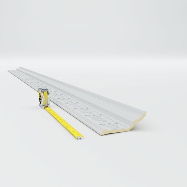 Ekena Millwork 5 1/8"H x 3 1/8"P x 5 7/8"F x 94 1/2"L, (4" Repeat), Victorian Crown Moulding - MLD05X03X05VI