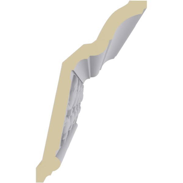 Ekena Millwork 5 1/8"H x 3 1/8"P x 5 7/8"F x 94 1/2"L, (4" Repeat), Victorian Crown Moulding - MLD05X03X05VI