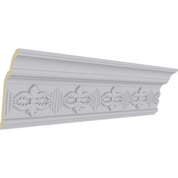 Ekena Millwork 5 1/8"H x 3 1/8"P x 5 7/8"F x 94 1/2"L, (4" Repeat), Victorian Crown Moulding - MLD05X03X05VI