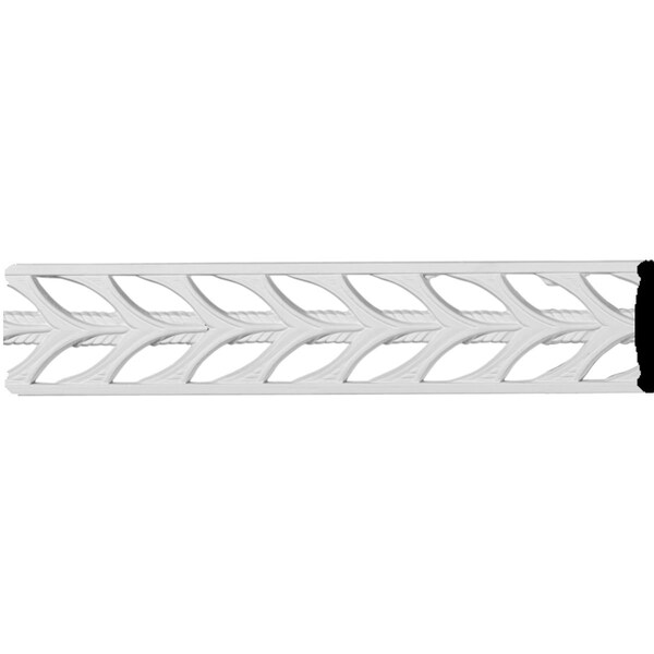 Ekena Millwork SAMPLE - 2"H x 1/4"P x 12"L Monique Pierced Moulding - SAMPLE-PIR02X00MO
