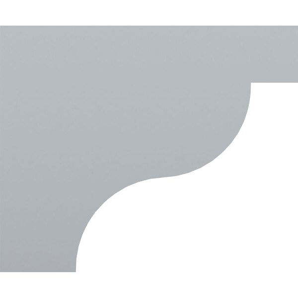 Ekena Millwork 4 1/2"W x 5 7/8"D x 7 1/4"H Traditional Corbel - COR04X06X07TR