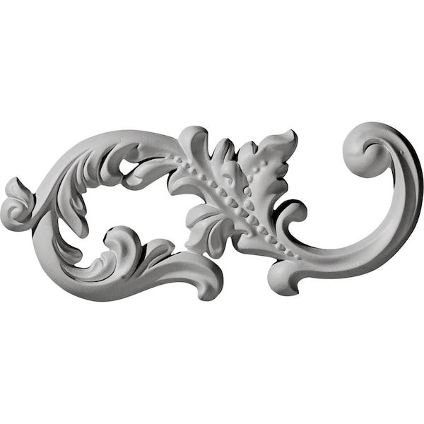 Ekena Millwork 8"W x 3 1/8"H x 1/2"P Chateau Onlay, Left - ONL08X03X01CH-L