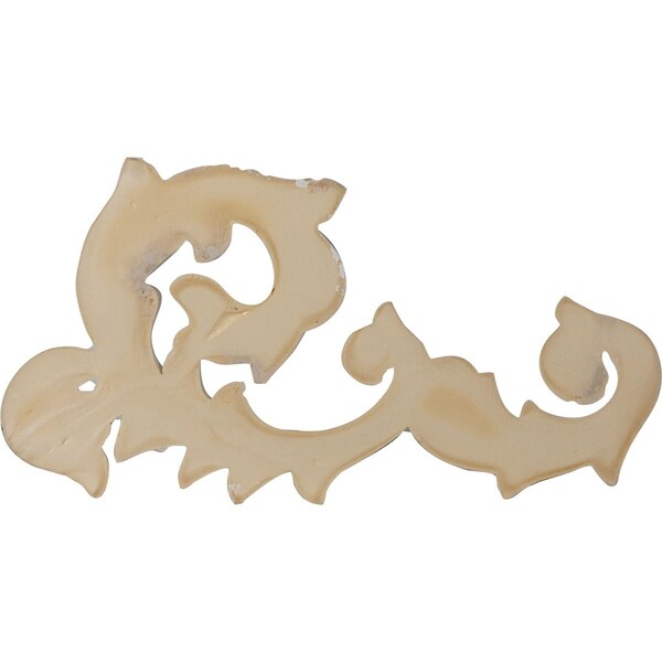 Ekena Millwork 8"W x 3 1/8"H x 1/2"P Chateau Onlay, Left - ONL08X03X01CH-L