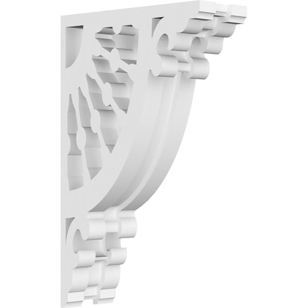 Ekena Millwork Wagon Wheel Architectural Grade PVC Corbel, 1 7/8"W X 5"D X 8"H - CORP01X05X08WW
