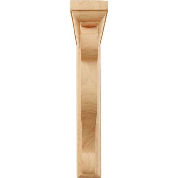 Ekena Millwork 1 1/2"W x 6"D x 8 1/2"H Bulwark Bracket, Red Oak - BKT01X06X08BURO