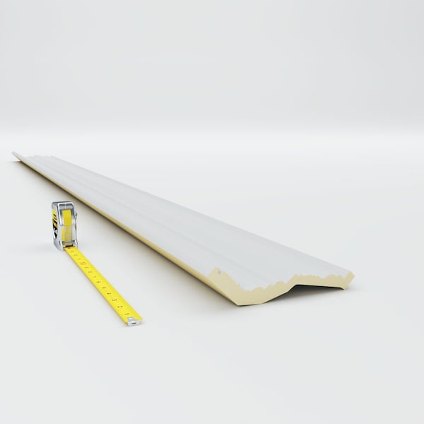 Ekena Millwork Ceiling Medallion, Polyurethane, 94-1/2 in L, 6-1/2 in H, Factory Primed - MLD06X05X08BE