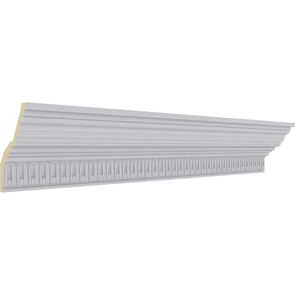 Ekena Millwork Ceiling Medallion, Polyurethane, 94-1/2 in L, 6-1/2 in H, Factory Primed - MLD06X05X08BE