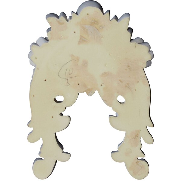 Ekena Millwork 6"W x 8 1/2"H x 1 1/2"P Beaded Center Onlay - ONL06X08X01BE