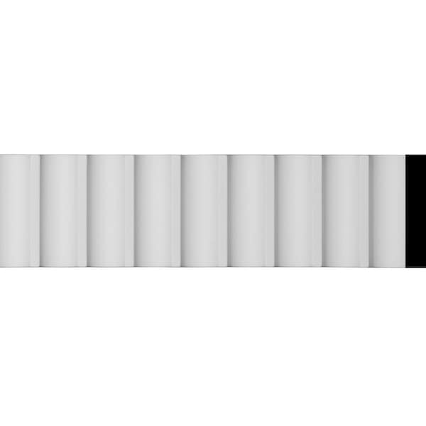 Ekena Millwork Panel Molding, Polyurethane, 12 in L, 4-3/4 in H - SAMPLE-PML04X01LY