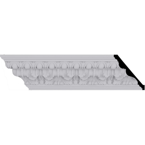 Ekena Millwork 4 1/2"H x 3 7/8"P x 6"F x 94 1/2"L Colton Egg & Dart Acanthus Crown Moulding - MLD04X03X06CO