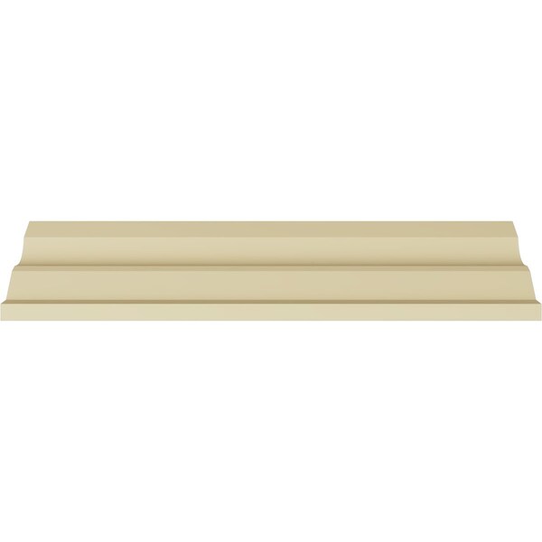 Ekena Millwork 3 1/2"H x 3 3/8"P x 4 3/4"F x 94 1/2"L, (3 1/4" Repeat), Cornelia Crown Moulding - MLD03X03X04CN