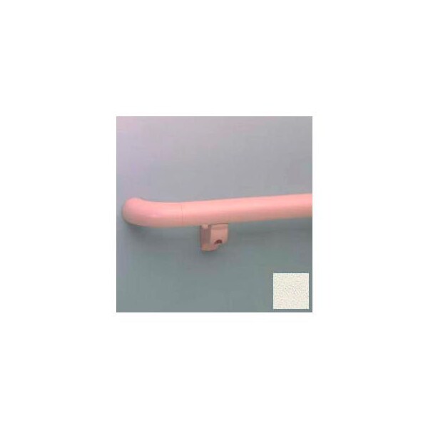 Pawling Round Handrail, 1-1/2" Grip, Aluminum Retainer, 12' Long, Monterey - BR-1200-12-648