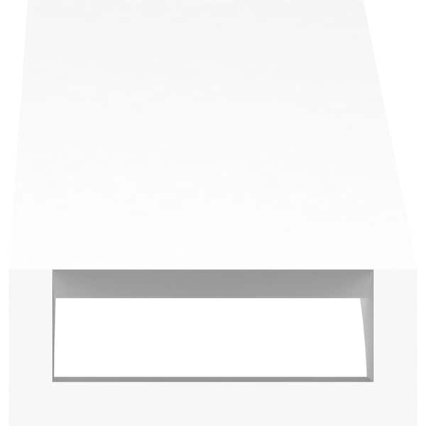 Ekena Millwork 3 1/2-in. W x 40-in. D x 40-in. H Balboa Architectural Grade PVC Knee Brace - BRCP035X40X40BOA