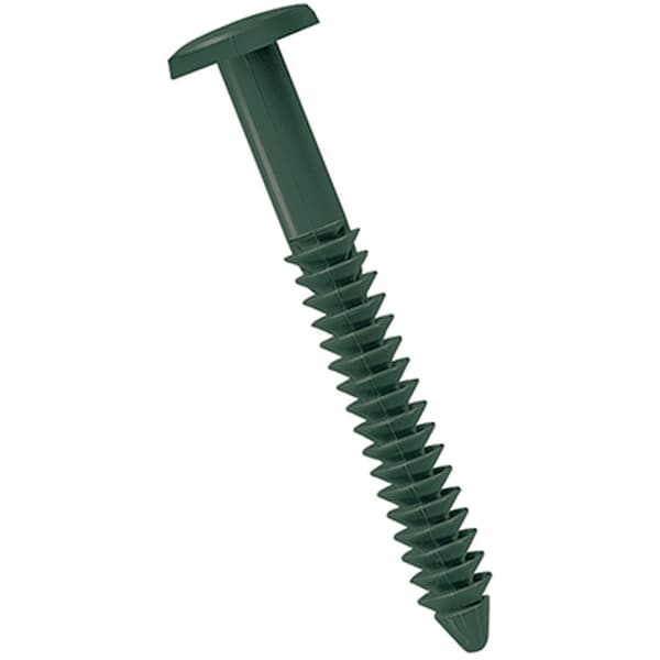 Ekena Millwork 3 Lifetime Vinyl Shutter-Lok's, Forest Green, PK12 - LVSL0012FG
