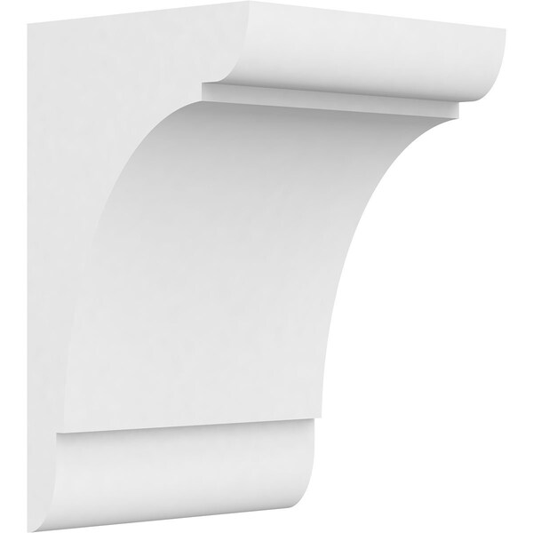 Ekena Millwork Standard Olympic Architectural Grade PVC Corbel, 7"W x 6"D x 10"H - CORP07X06X10OLY