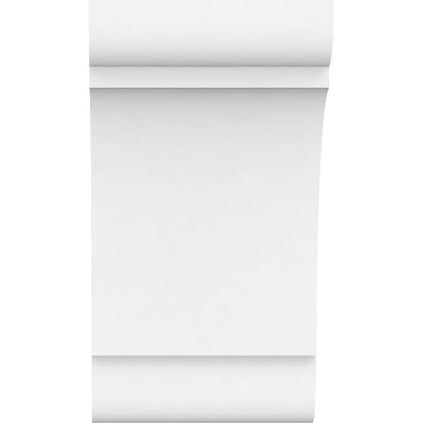 Ekena Millwork Standard Olympic Architectural Grade PVC Corbel, 5"W x 5"D x 10"H - CORP05X05X10OLY