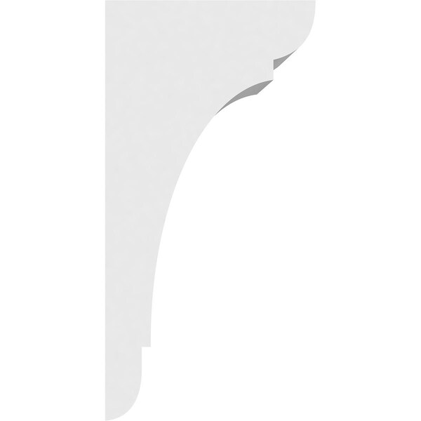 Ekena Millwork Standard Olympic Architectural Grade PVC Corbel, 5"W x 5"D x 10"H - CORP05X05X10OLY