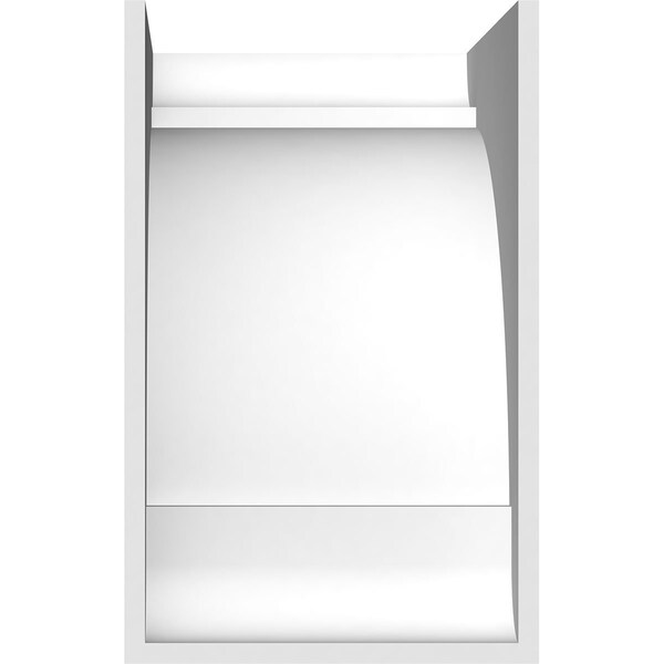 Ekena Millwork Standard Olympic Architectural Grade PVC Corbel, 7"W x 12"D x 12"H - CORP07X12X12OLY