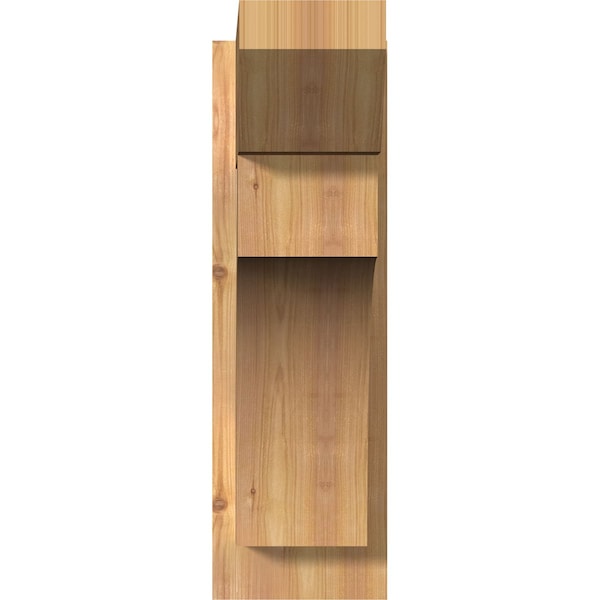 Ekena Millwork Westlake Slat Smooth Outlooker, Western Red Cedar, 7 1/2"W x 20"D x 24"H - OUT08X20X24WTL06SWR