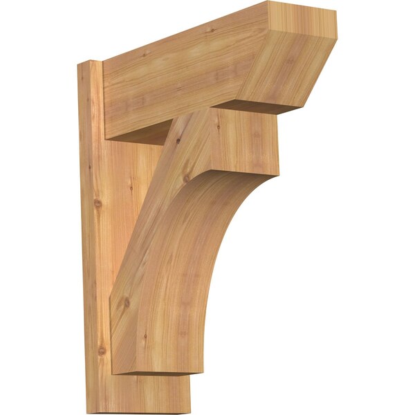 Ekena Millwork Westlake Slat Smooth Outlooker, Western Red Cedar, 7 1/2"W x 20"D x 24"H - OUT08X20X24WTL06SWR