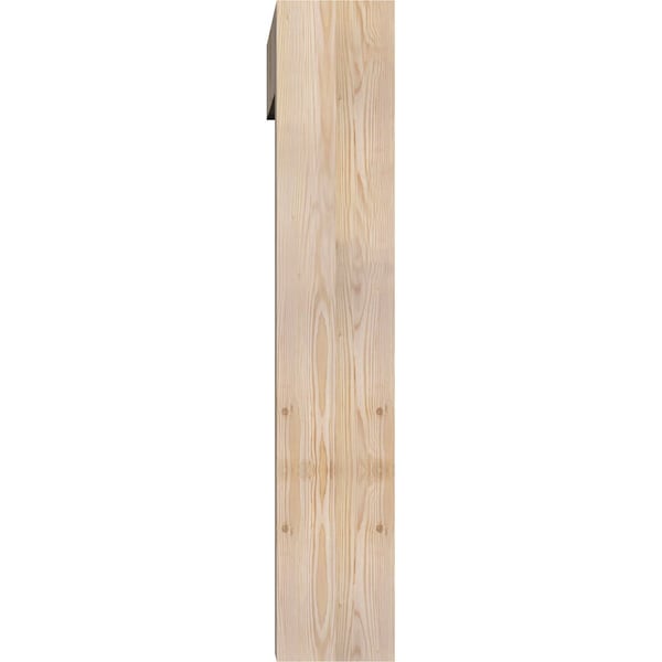Ekena Millwork Balboa Block Smooth Bracket w/ Offset Brace, Douglas Fir, 7 1/2"W x 34"D x 42"H - BKT0806X34X42BOA05SDF