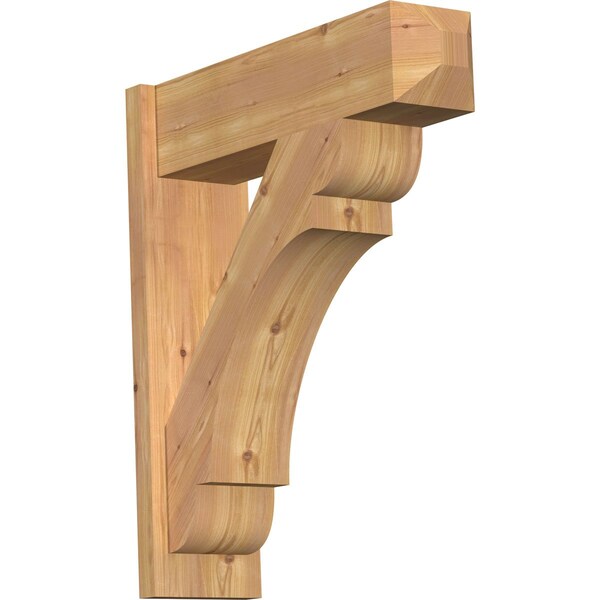 Ekena Millwork Olympic Smooth Craftsman Outlooker, Western Red Cedar, 7 1/2"W x 26"D x 30"H - OUT08X26X30OLY04SWR