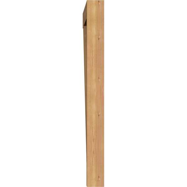 Ekena Millwork Balboa Block Smooth Bracket, Western Red Cedar, 3 1/2"W x 38"D x 38"H - BKT04X38X38BOA05SWR