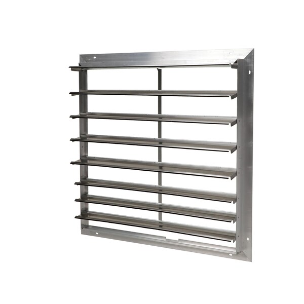 Tpi Commercial Exhaust Shutter, Air-Open/Gravity-Close, For 30" CE Fan - CES-30