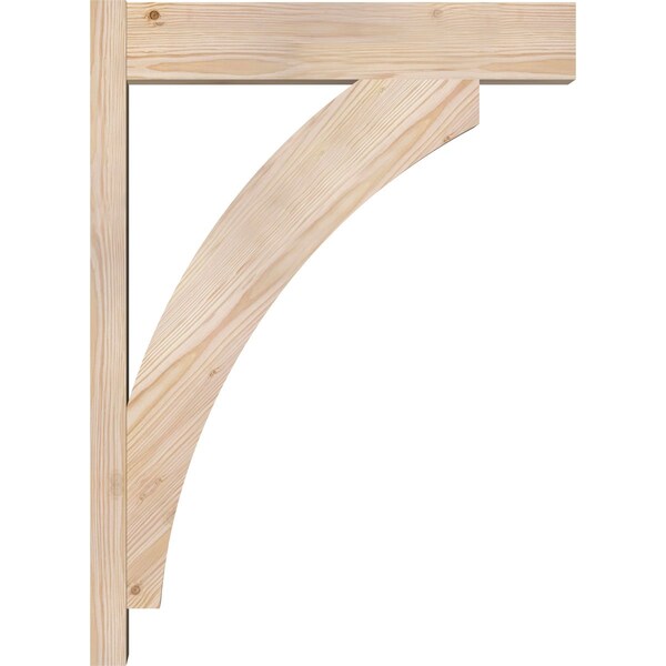 Ekena Millwork Thorton Block Smooth Outlooker, Douglas Fir, 5 1/2"W x 22"D x 30"H - OUT06X22X30THR05SDF