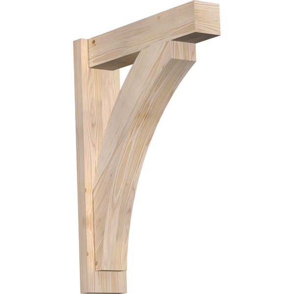 Ekena Millwork Thorton Block Smooth Outlooker, Douglas Fir, 5 1/2"W x 22"D x 30"H - OUT06X22X30THR05SDF