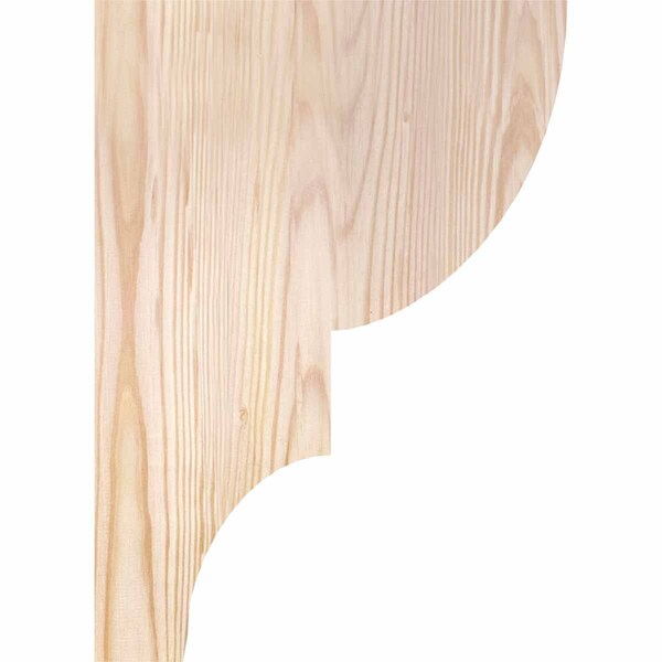Ekena Millwork Ridgewood Smooth Corbel, Douglas Fir, 5 1/2"W x 10"D x 14"H - COR06X10X14RID00SDF