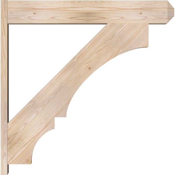 Ekena Millwork Balboa Craftsman Smooth Outlooker, Douglas Fir, 7 1/2"W x 42"D x 42"H - OUT08X42X42BOA04SDF
