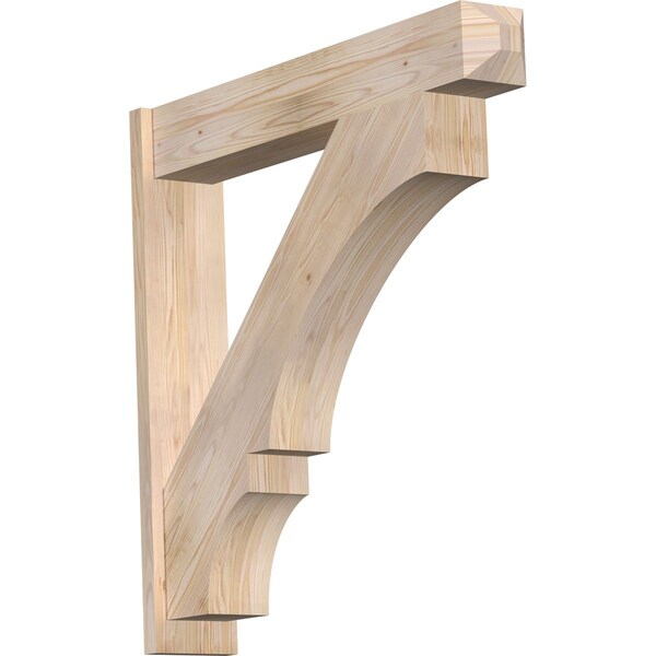 Ekena Millwork Balboa Craftsman Smooth Outlooker, Douglas Fir, 7 1/2"W x 42"D x 42"H - OUT08X42X42BOA04SDF