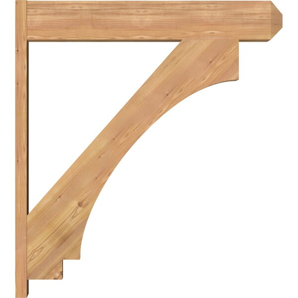 Ekena Millwork Imperial Craftsman Smooth Outlooker, Western Red Cedar, 7 1/2"W x 38"D x 42"H - OUT08X38X42IMP04SWR