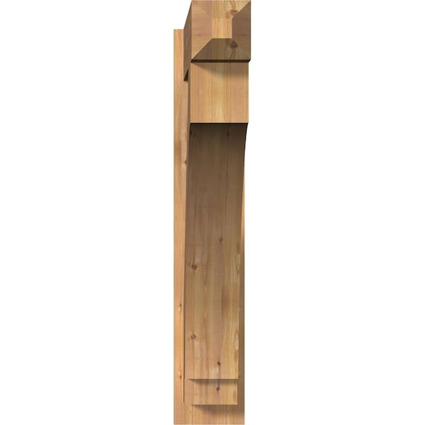 Ekena Millwork Imperial Craftsman Smooth Outlooker, Western Red Cedar, 7 1/2"W x 38"D x 42"H - OUT08X38X42IMP04SWR