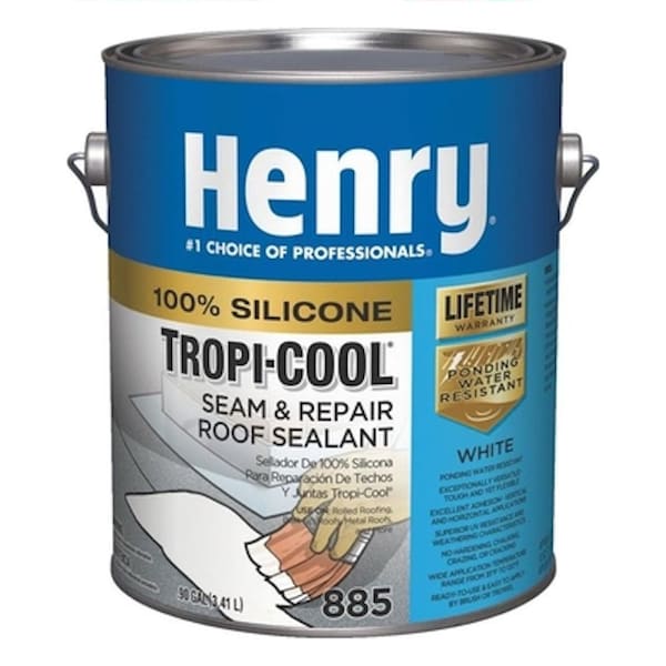 Henry Henry Tropi-Cool White Silicone Roof Coating 0.9 gal - HE887HS042