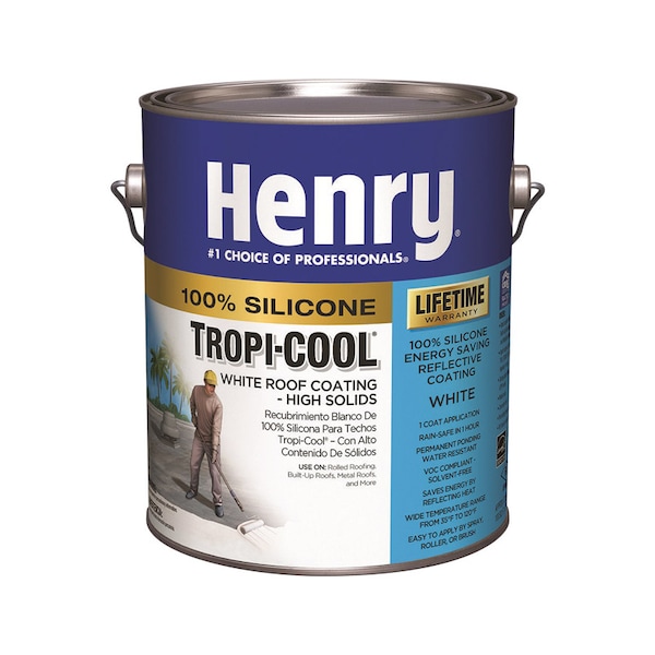 Henry Henry Tropi-Cool White Silicone Roof Coating 0.9 gal - HE887HS042