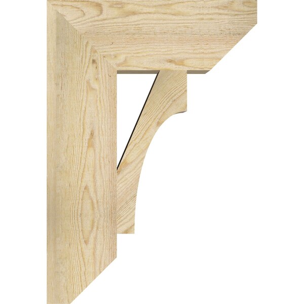 Ekena Millwork Westlake Slat Rough Sawn Bracket, Douglas Fir, 6"W x 18"D x 26"H - BKT06X18X26WTL06RDF