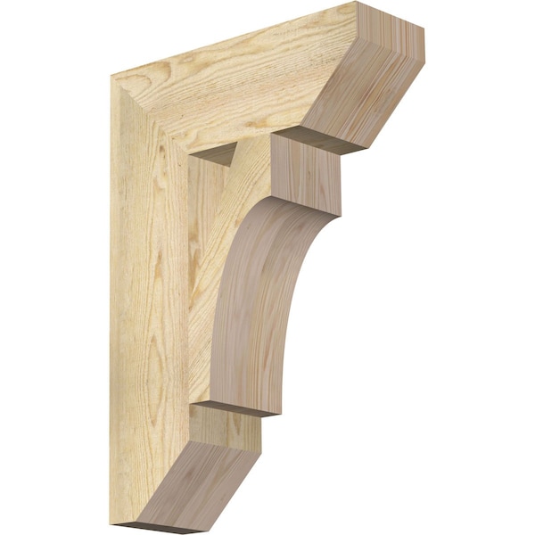 Ekena Millwork Westlake Slat Rough Sawn Bracket, Douglas Fir, 6"W x 18"D x 26"H - BKT06X18X26WTL06RDF