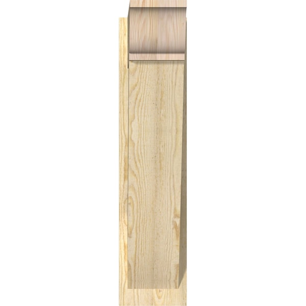 Ekena Millwork Traditional Rough Sawn Traditional Outlooker, Douglas Fir, 8"W x 22"D x 34"H - OUT08X22X34TRA01RDF