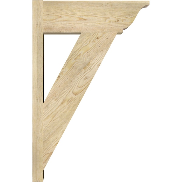 Ekena Millwork Traditional Rough Sawn Traditional Outlooker, Douglas Fir, 8"W x 22"D x 34"H - OUT08X22X34TRA01RDF