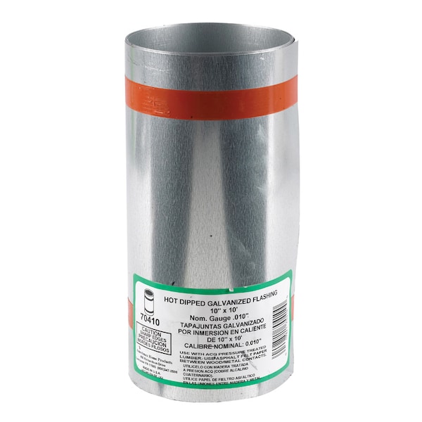 Amerimax Home Products Amerimax 10 in. W X 10 ft. L Galvanized Steel Valley Flashing Silver - 70410