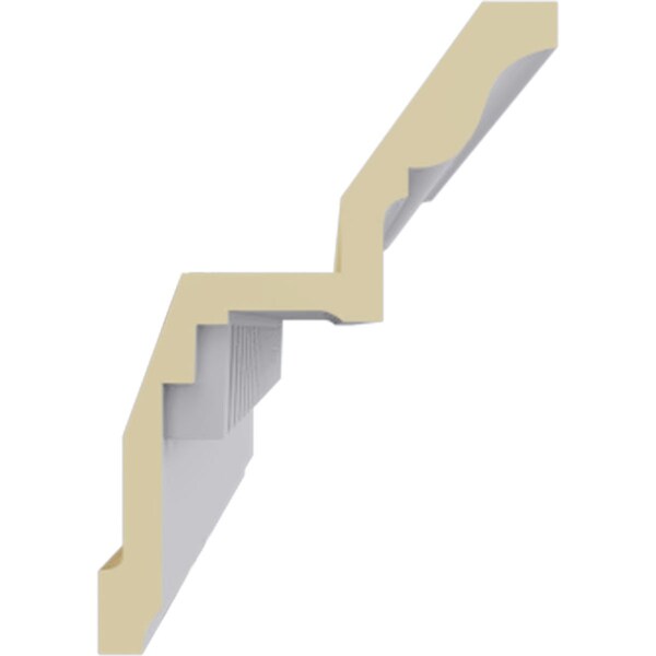 Ekena Millwork 6 3/4"H x 4 3/4"P x 8 3/8"F x 94 1/2"L Dentil Crown Moulding - MLD06X04X08DE