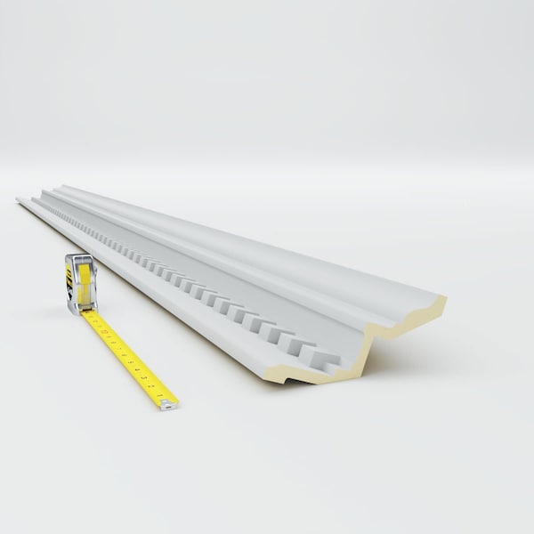 Ekena Millwork 6 3/4"H x 4 3/4"P x 8 3/8"F x 94 1/2"L Dentil Crown Moulding - MLD06X04X08DE