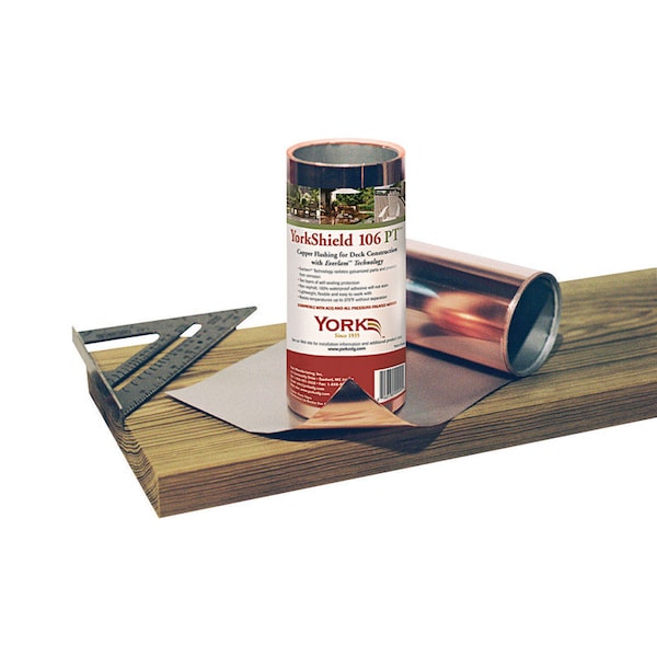 York York 106 PT 8 in. W X 20 ft. L Copper Flashing Brown - RESYS0308/20